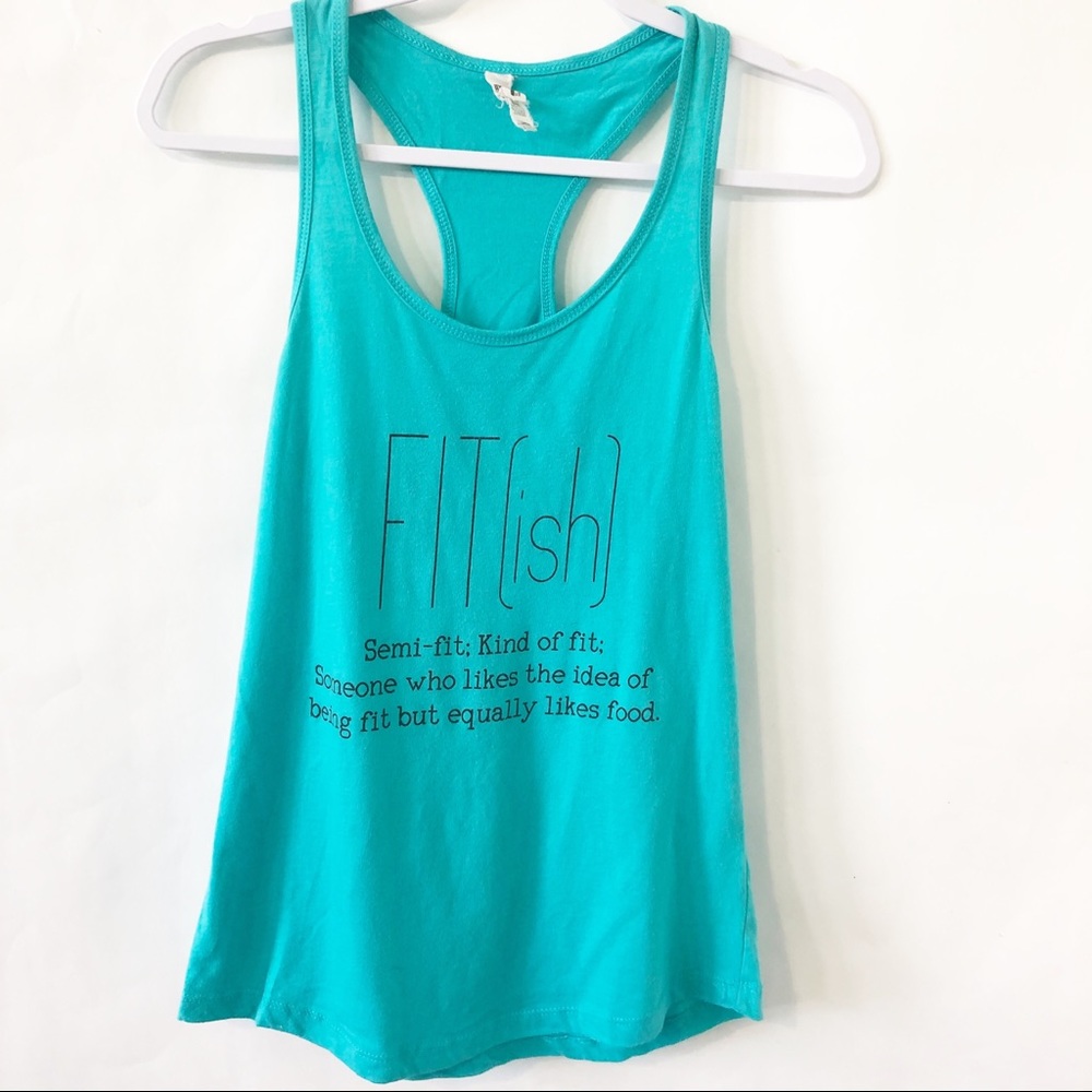 Fitish racerback tank size small